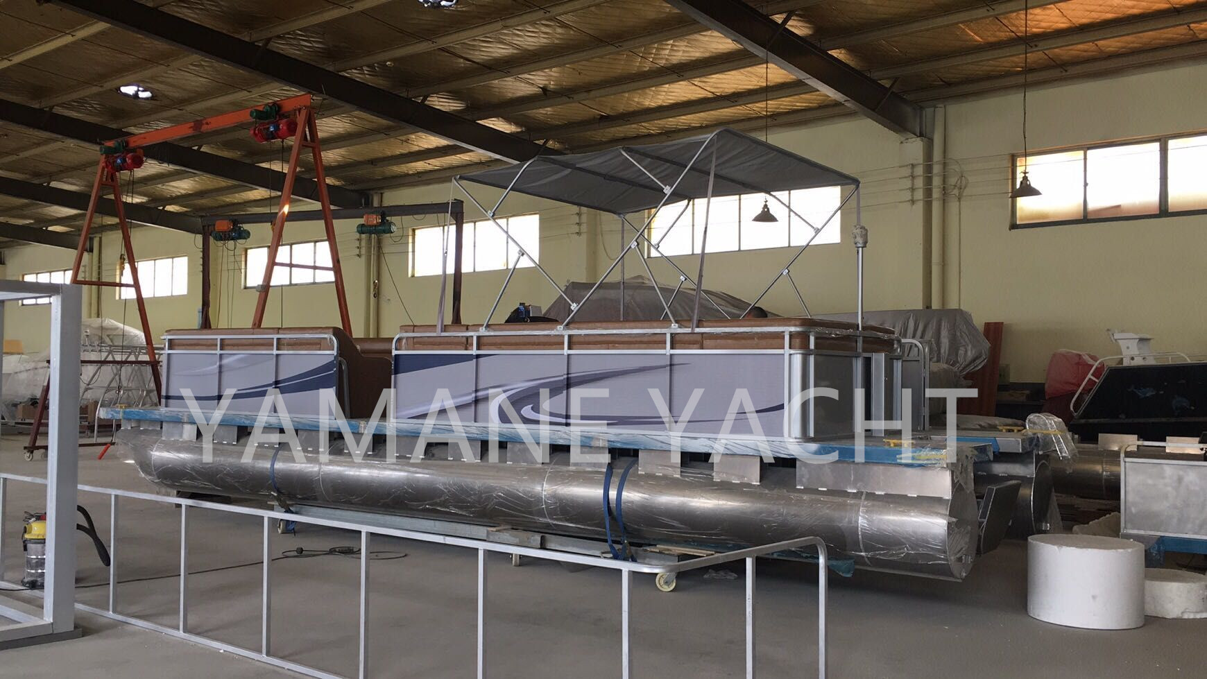 铝制浮桥船yamane